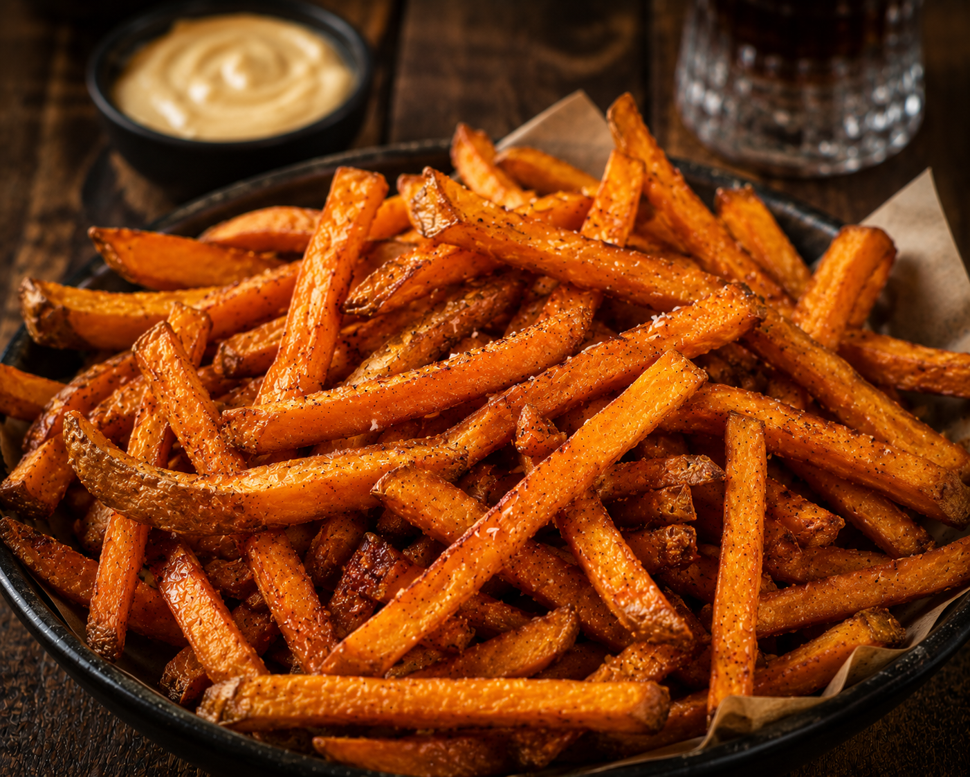 Süßkartoffel Pommes